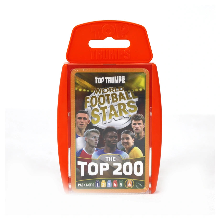 WMOVES Top Trumps World Football Stars 200 Edition (Orange)