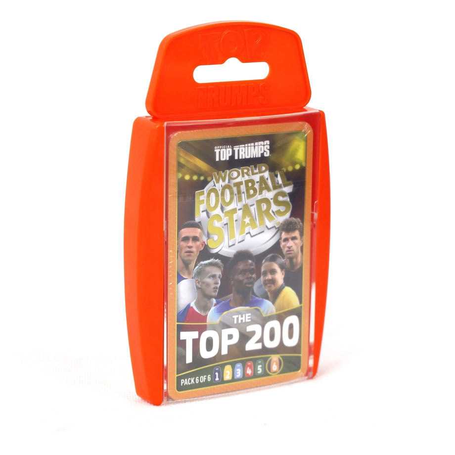 WMOVES Top Trumps World Football Stars 200 Edition (Orange)