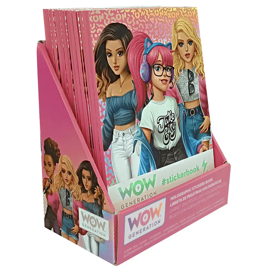 كتاب ملصقات جيل واو الهولوغرافي كتاب ملصقات جيل واو الهولوغرافي