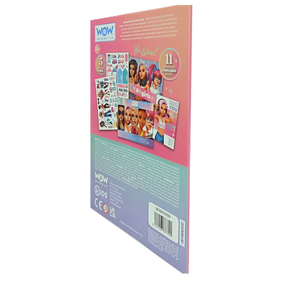 كتاب ملصقات جيل واو الهولوغرافي كتاب ملصقات جيل واو الهولوغرافي