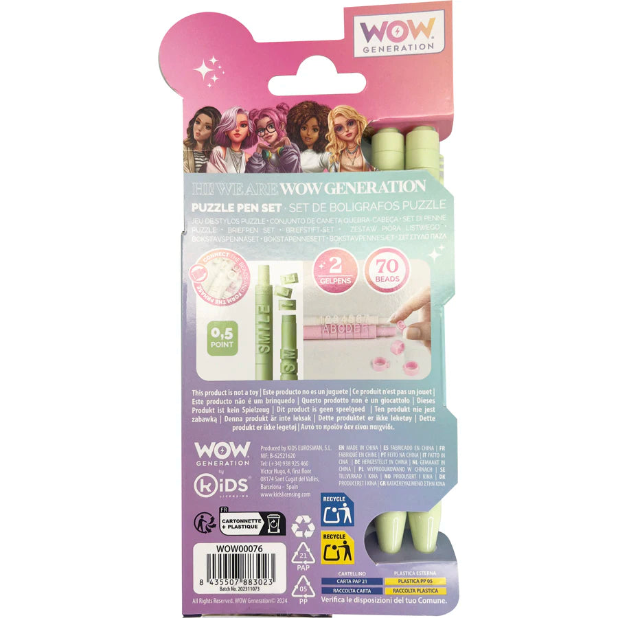 Wow Generation My Puzzle Pens Set Wow Generation My Puzzle Pens Set