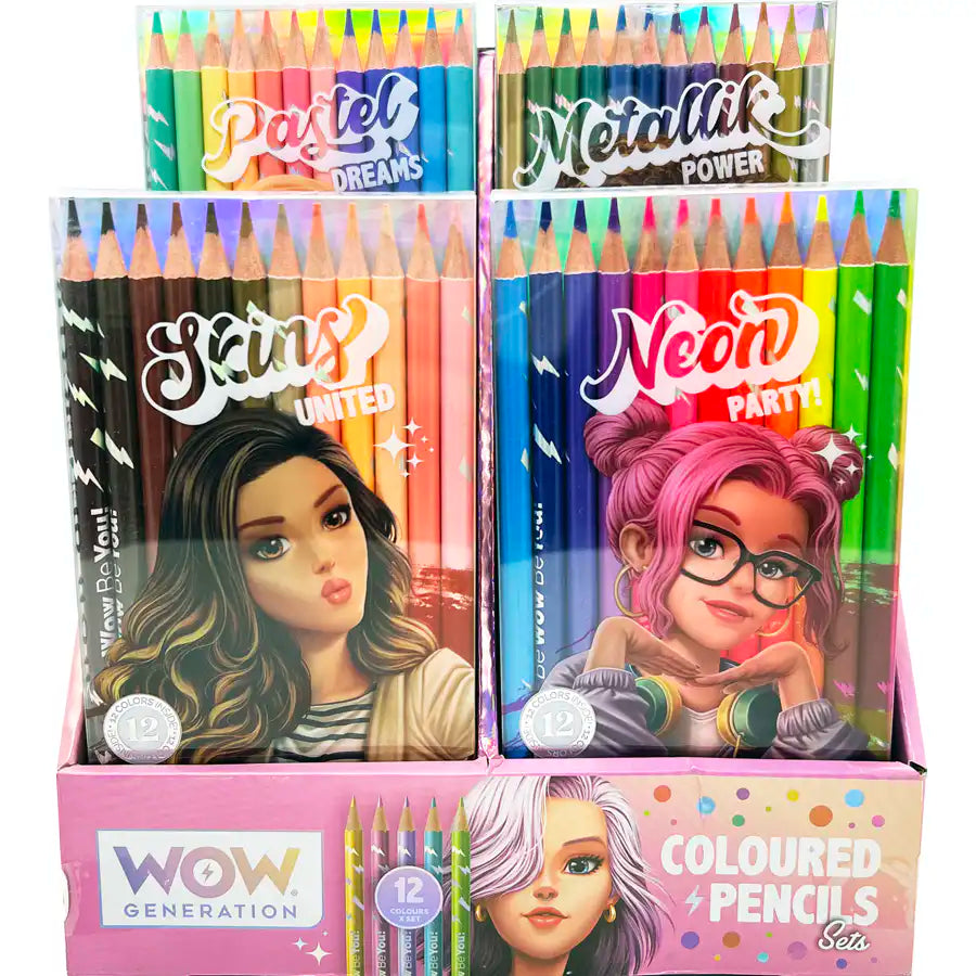Wow Generation 12 Color Pencils Set Wow Generation 12 Color Pencils Set