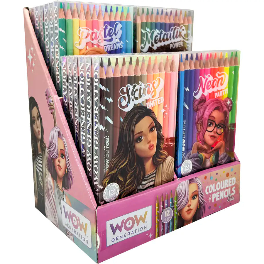 Wow Generation 12 Color Pencils Set Wow Generation 12 Color Pencils Set