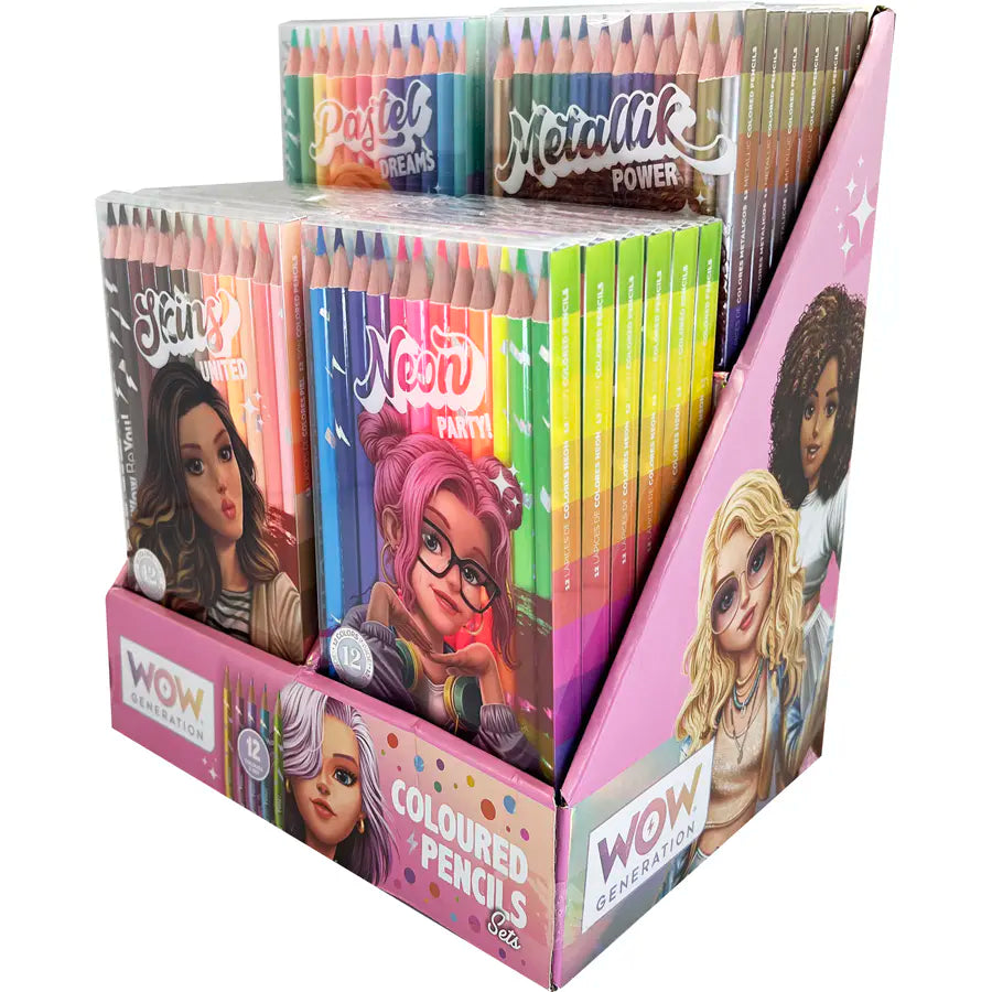 Wow Generation 12 Color Pencils Set Wow Generation 12 Color Pencils Set