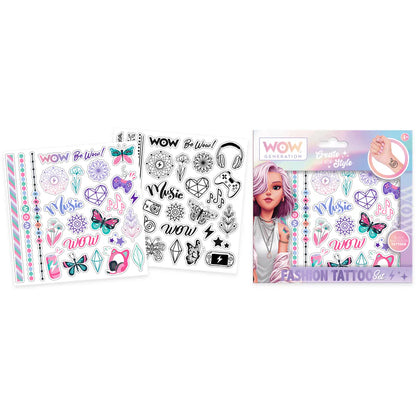 Wow Generation Tattoo Design Set of 50 Colour and Black & White Tattoos