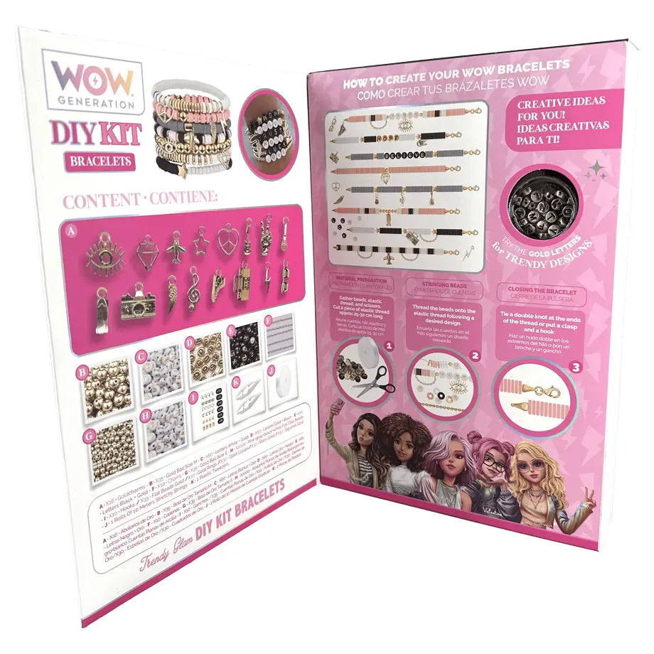 WOW Magazine! Trendy Glam DIY Create Your Bracelets Kit