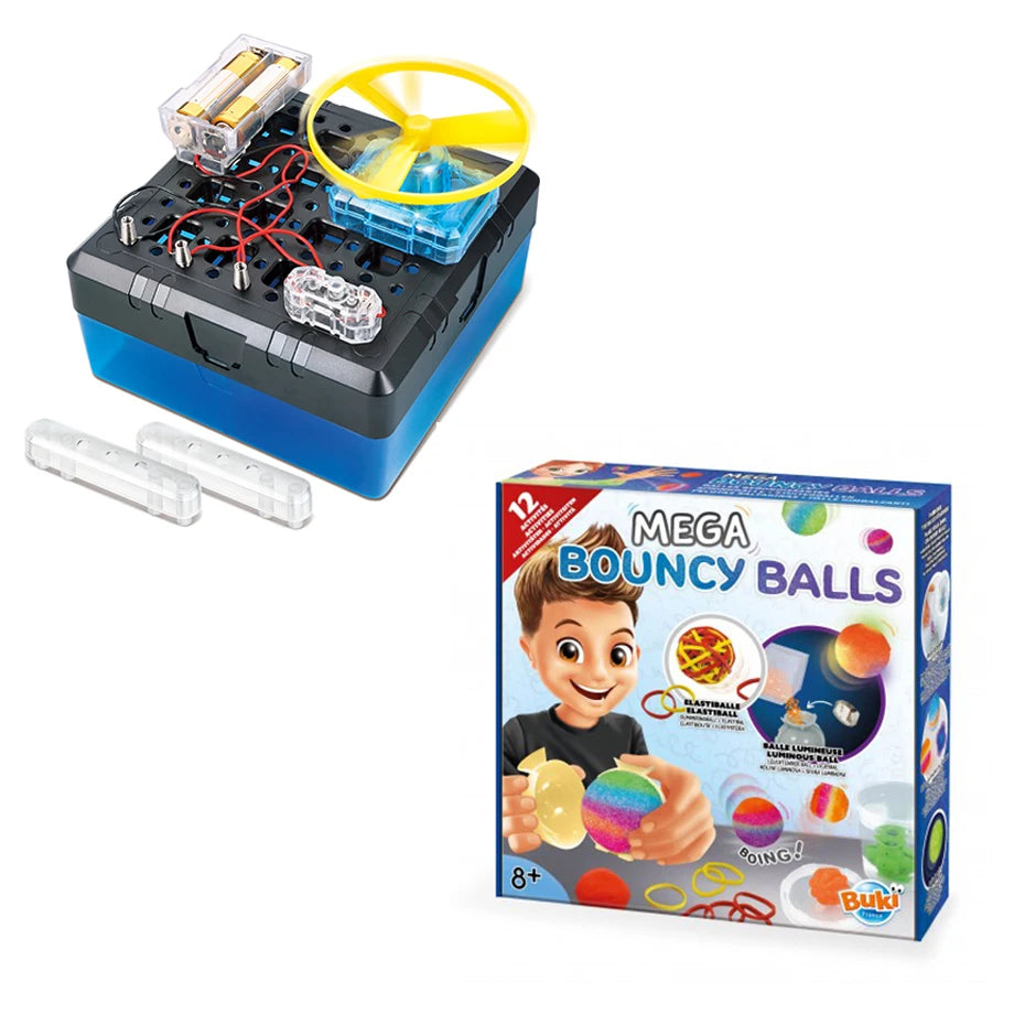 Ultimate STEM Action Combo – Flying Disc & Mega Bouncy Ball Lab (Ages ...