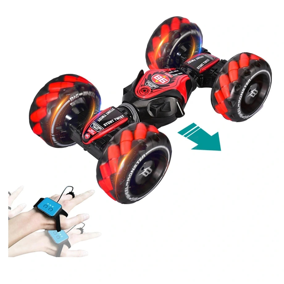 Sam Toys RC Gesture Control Smoking Car & Press-Play Tyrannosaurus Rex Bundle (Ages 6+)