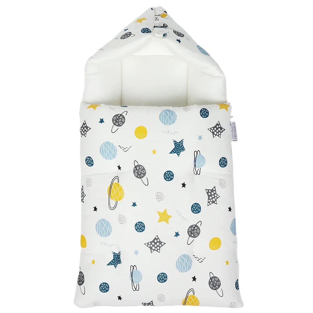 White & Grey - Baby Sleeping Bag - Planet