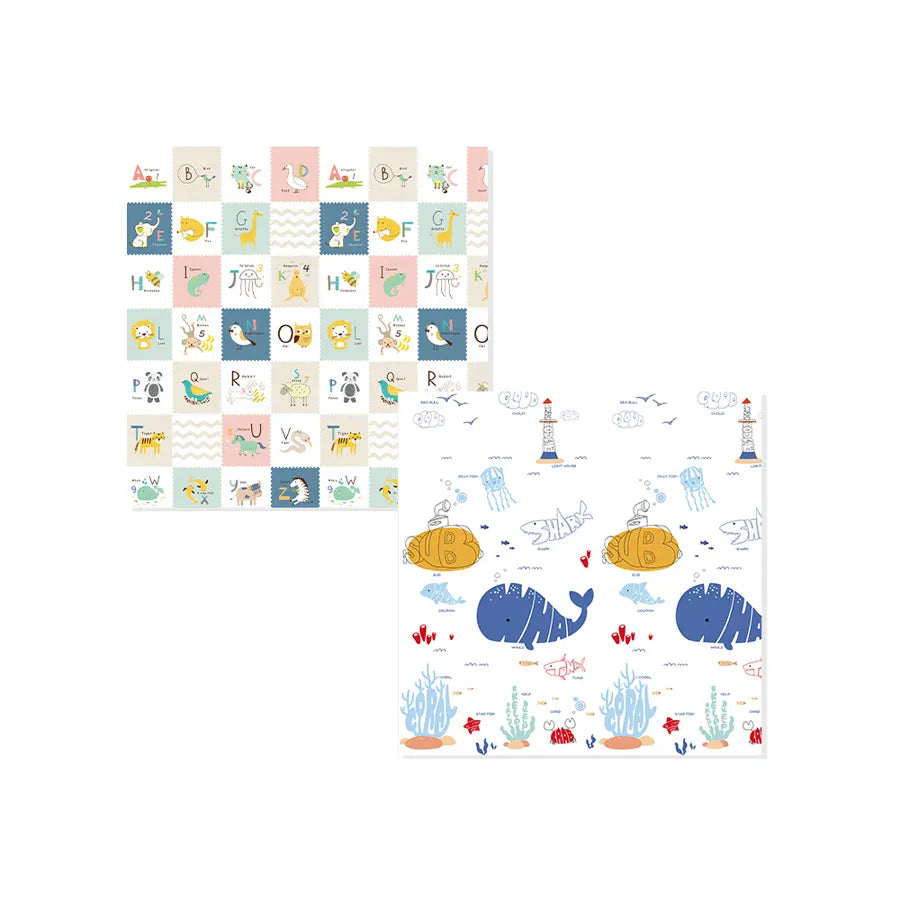 Snuggle Baby Reversible Folding Playmat Shark