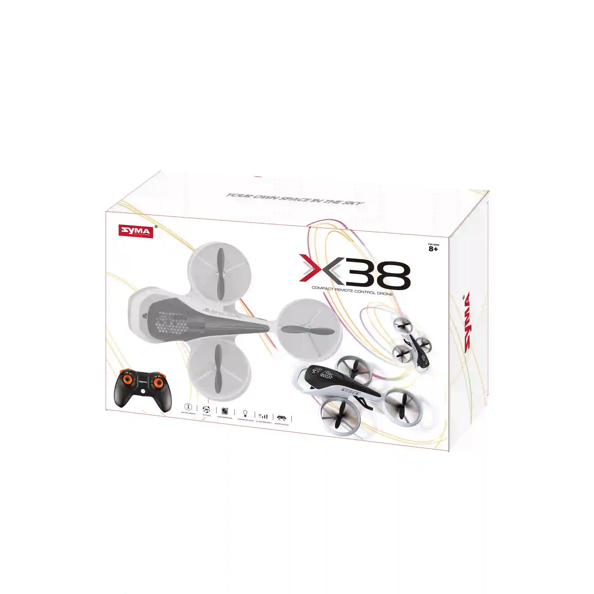 Syma Revolt 4-Channel Auto Hover Rc Stunt Drone