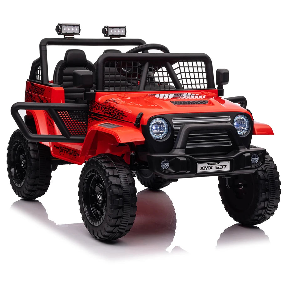 FITAAC XMX637 24V Ride-On Jeep 4-Motor, 2-Seater