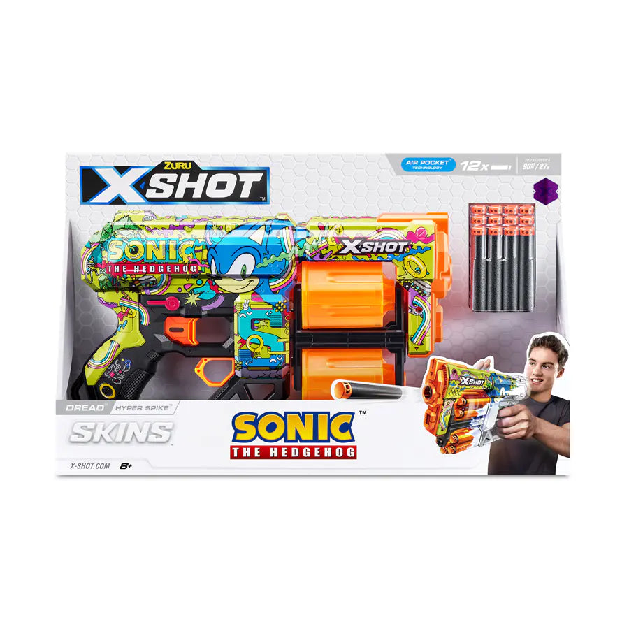 جلود X-Shot Dread Sonic (12Darts) جلود X-Shot Dread Sonic (12Darts)