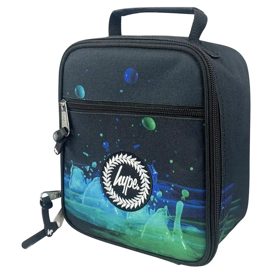 HYPE Lunch Bag Black 3D Droplets (Black)