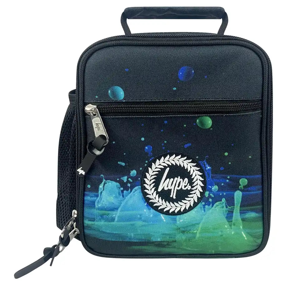 HYPE Lunch Bag Black 3D Droplets (Black)