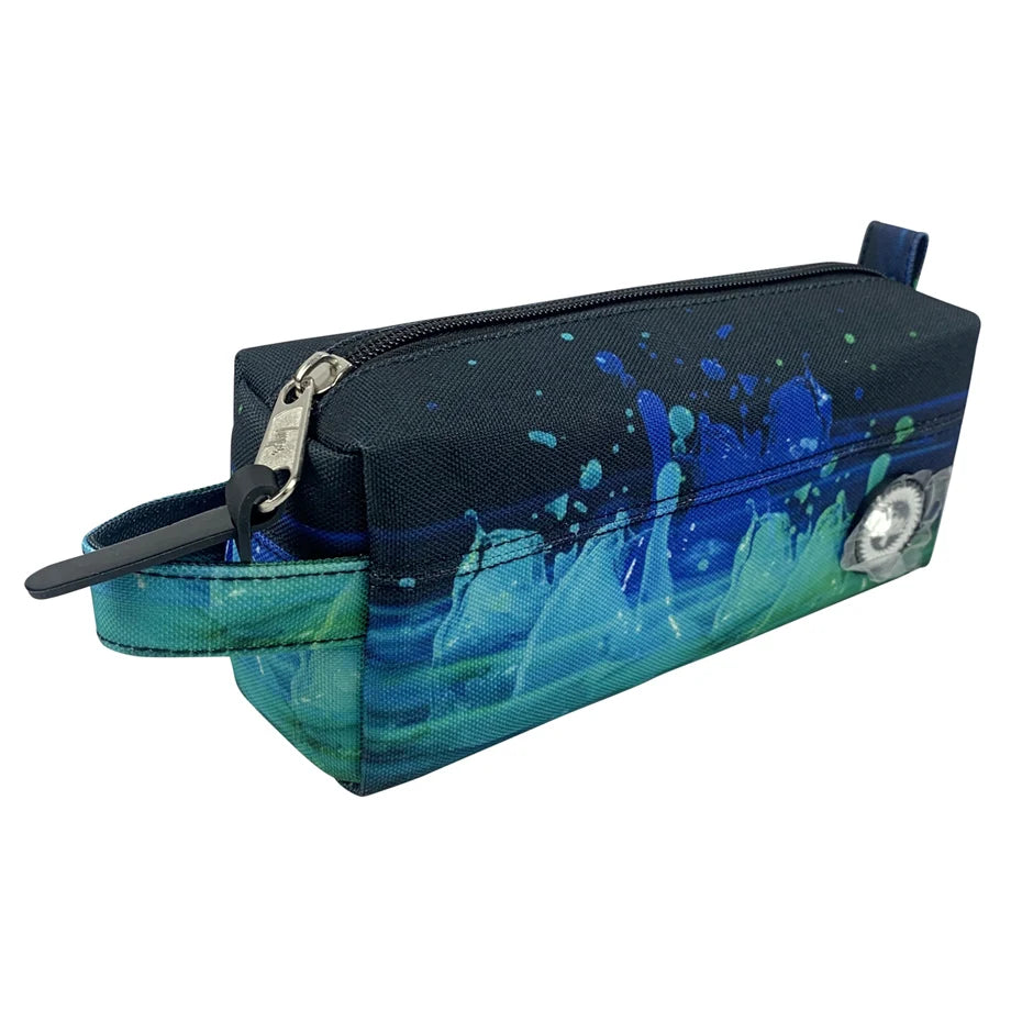 HYPE Pencil Pouch 3D Droplets Case (Black)