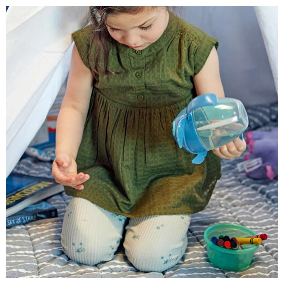 The First Years Disney Stitch Weighted Straw Trainer Cup (7oz)