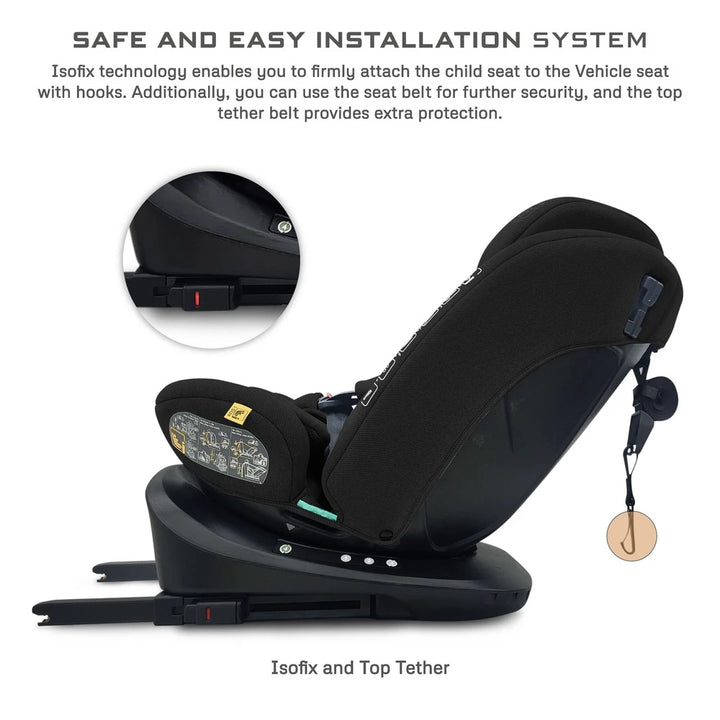 Neobreez I-Vilo Swivel 360° Baby Car Seat Group 0+/1/2/3