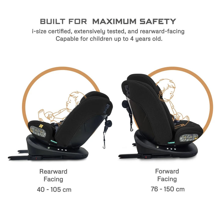Neobreez I-Vilo Swivel 360° Baby Car Seat Group 0+/1/2/3