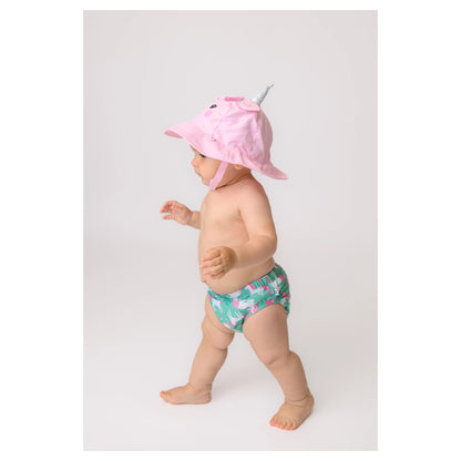 Zoocchini Baby Swim Diaper & Sun Hat Set Unity The Unicorn