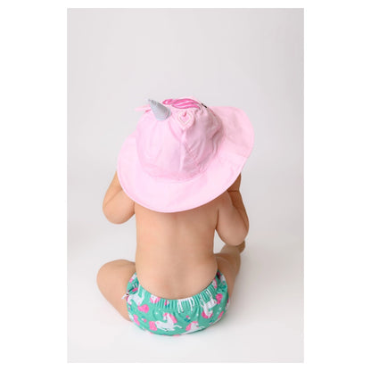 Zoocchini Baby Swim Diaper & Sun Hat Set Unity The Unicorn