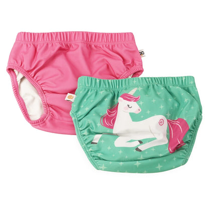 Zoocchini Reusable Swim Diaper 2 pcs Unity The Unicorn