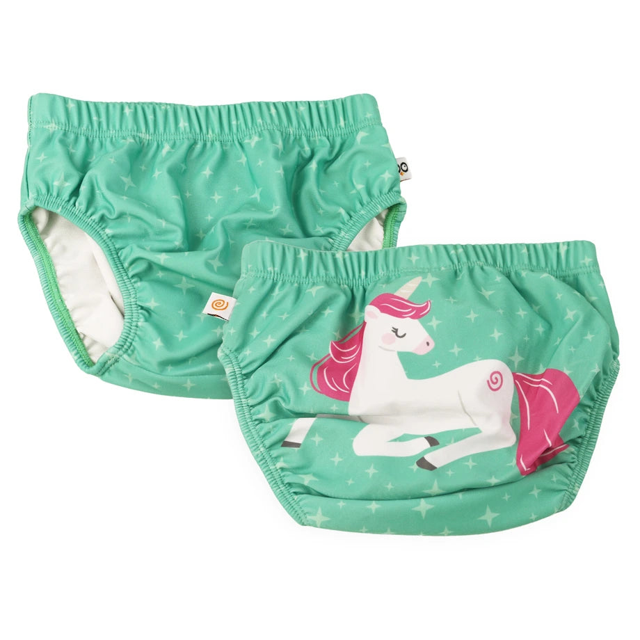 Zoocchini Reusable Swim Diaper 2 pcs Unity The Unicorn