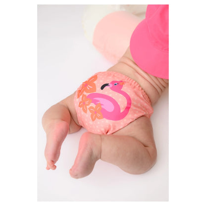 Zoocchini Reusable Swim Diaper 2 pcs Franny The Flamingo