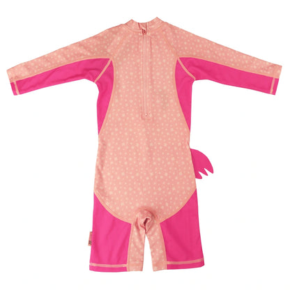 Zoocchini Rashguard One Piece Swimsuit UPF 50+ Franny The Flamingo