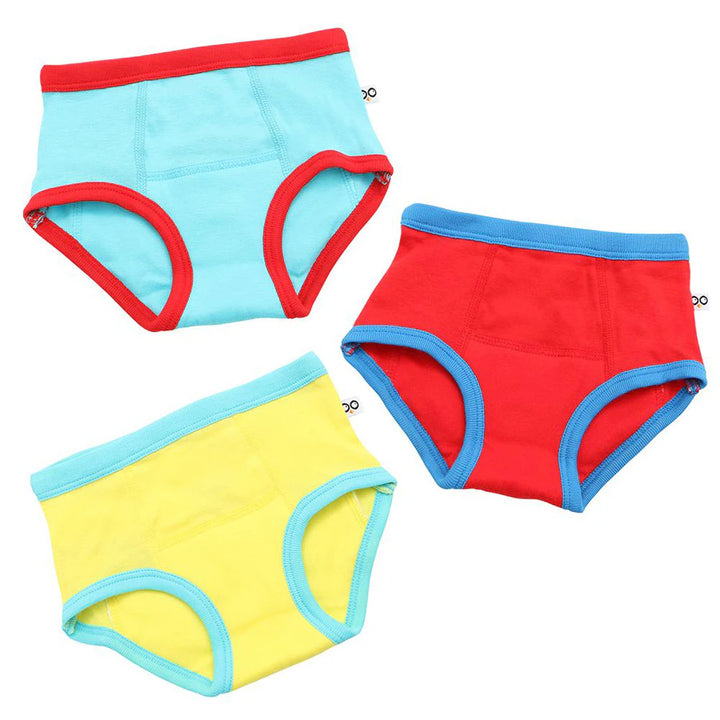 Zoocchini 3 Piece Organic Potty Training Pants Set 2T/3T Boys (Ocean Pals)