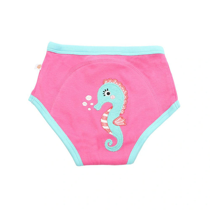 Zoocchini 3 Piece Organic Potty Training Pants Set 2T/3T Girls (Ocean Gals)