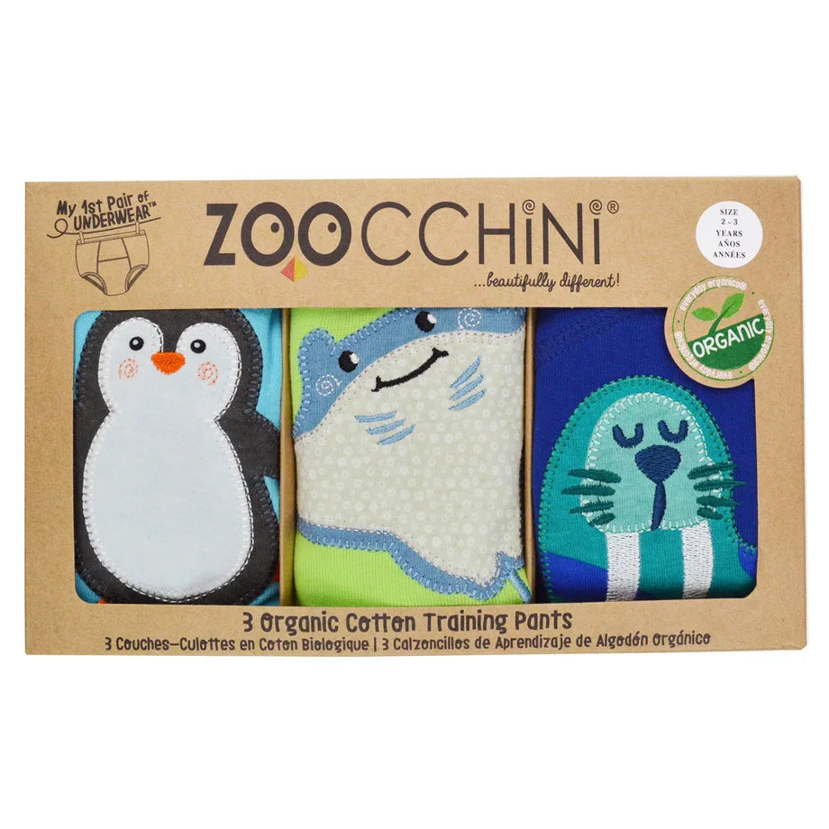 Zoocchini Organic Potty Training Pants 3 pcs Sea Crew Boys