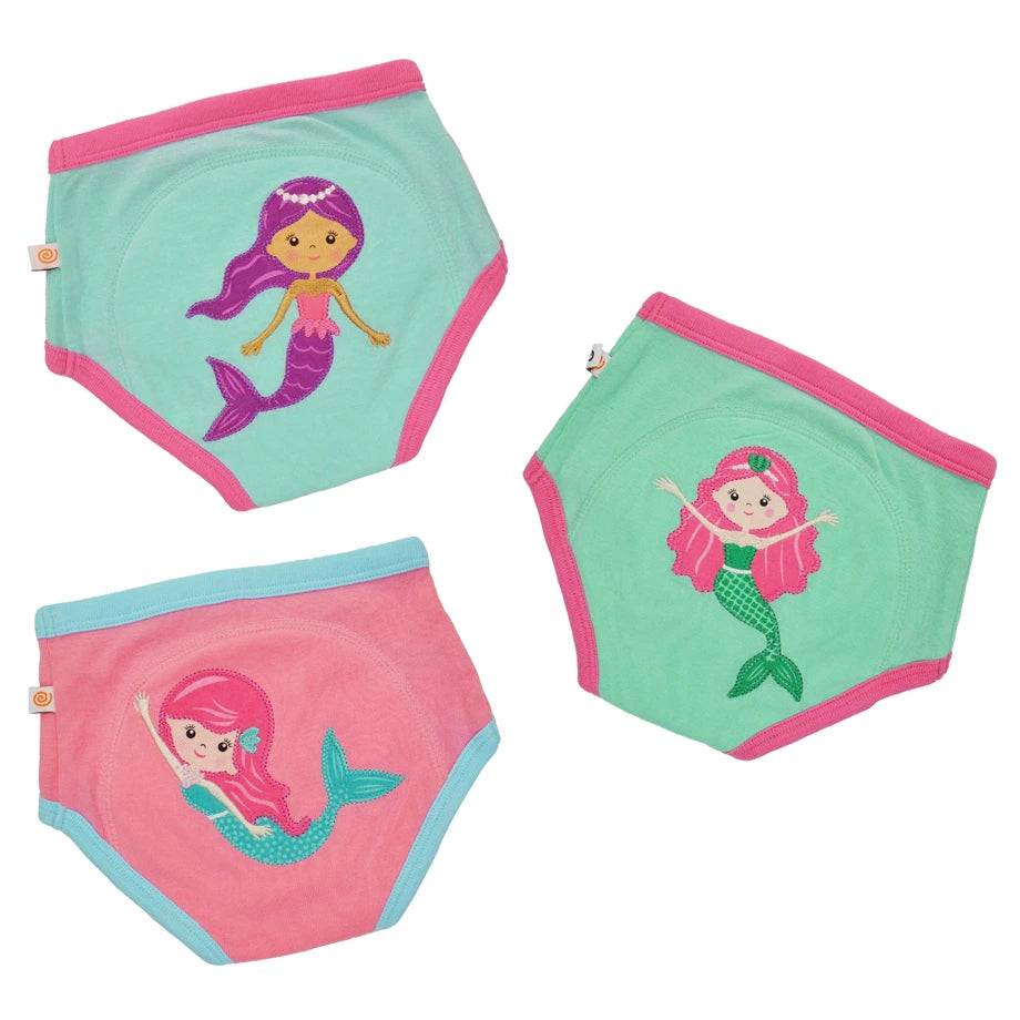 Zoocchini Organic Potty Training Pants 3 pcs Mermaids Girls