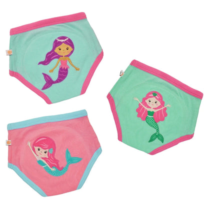 Zoocchini Organic Potty Training Pants 3 pcs Mermaids Girls