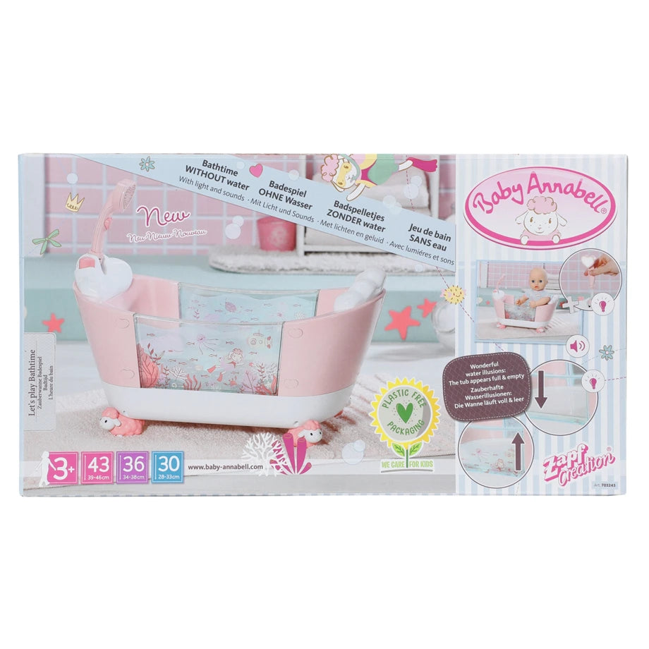 Baby Annabell Accessories Let's Play Bath Time