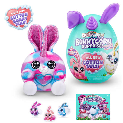 Rainbocorns Bunnycorn Surprise S2 Plush Mini PDQ
