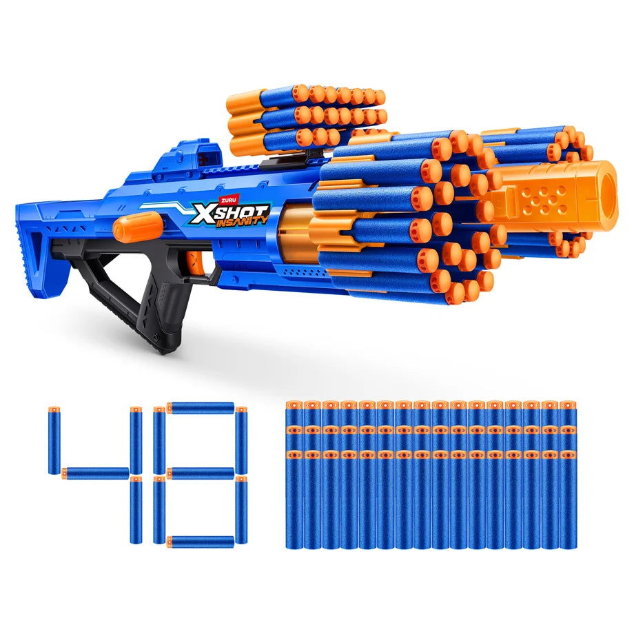 ZURU X-Shot Insanity Berzerko S1 Dart Blaster (6Pcs)