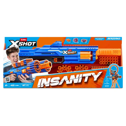 ZURU X-Shot Insanity Berzerko S1 Dart Blaster (6Pcs)