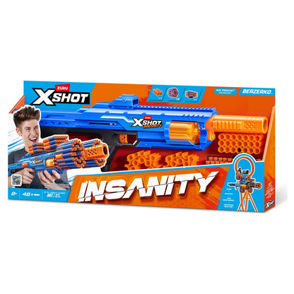 ZURU X-Shot Insanity Berzerko S1 Dart Blaster (6Pcs)