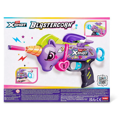 ZURU Xshot Blastercorn Dark Unicorn Series 1-(6Pcs)