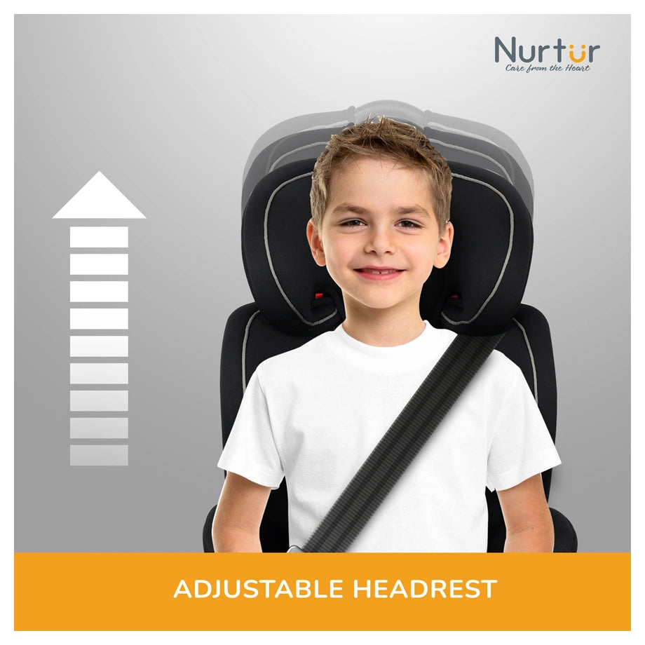 Nurtur Baby Car Seat (Black Grey)