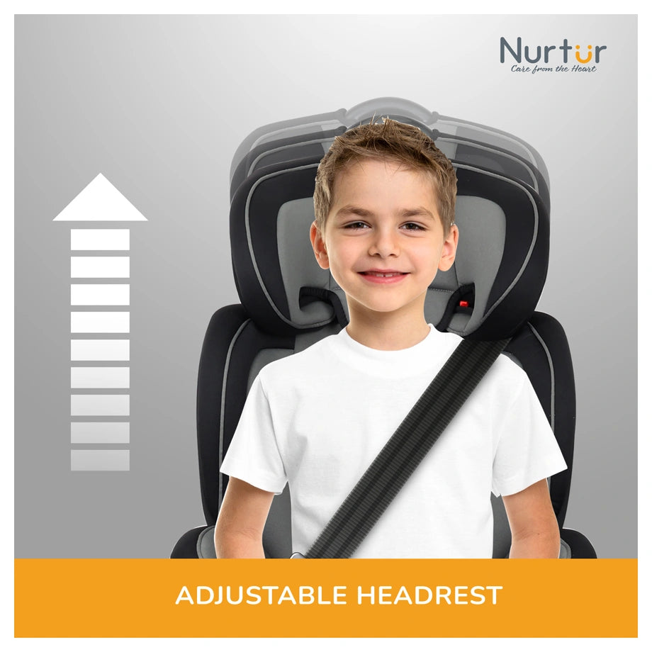 Nurtur Baby Car Seat (Grey Multicolor)