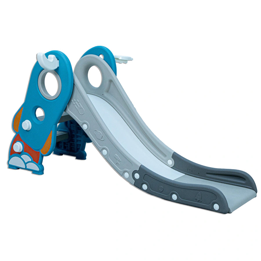 زحليقة صغيرة الحجم مع طوق كرة سلة للأطفال الصغار (أخضر-رمادي) زحليقة صغيرة الحجم مع طوق كرة سلة للأطفال الصغار (أخضر-رمادي)