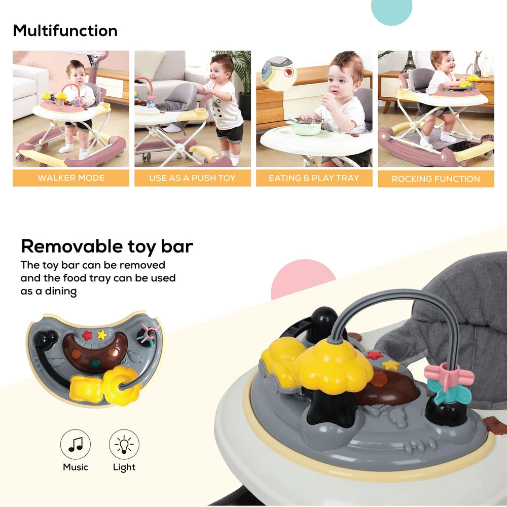 Nurtur Multifunction Baby Walker (Black)