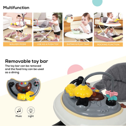 Nurtur Multifunction Baby Walker (Black)