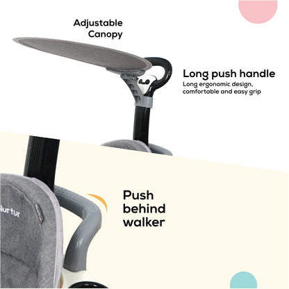 Nurtur Multifunction Baby Walker (Black)