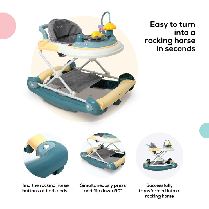 Nurtur Multifunction Baby Walker (Green)