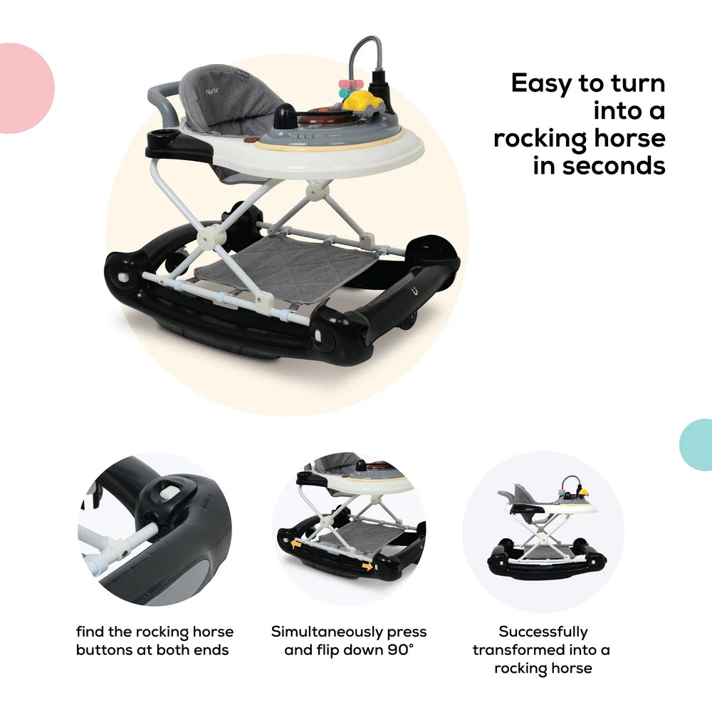 Nurtur Multifunction Baby Walker (Black)