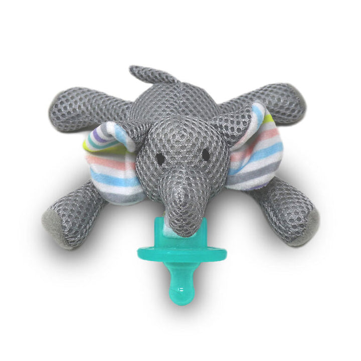 Baby Works - Pacifier Friend with Pacifier - "Elly" Elephant