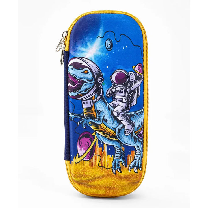 Bonfino Astronaut Theme Pencil Case (Blue)